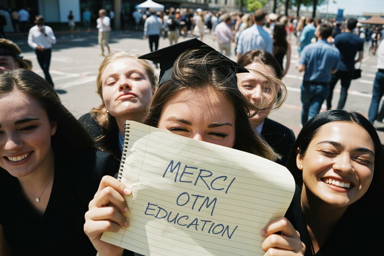 Étudiants diplômés avec OTM Education